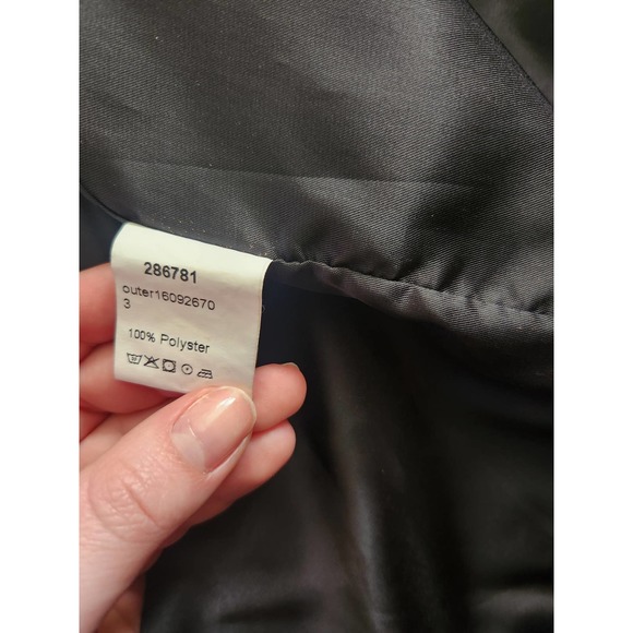 Womens ColorBlocking Oversized Peacoat Small - Picture 5 of 7